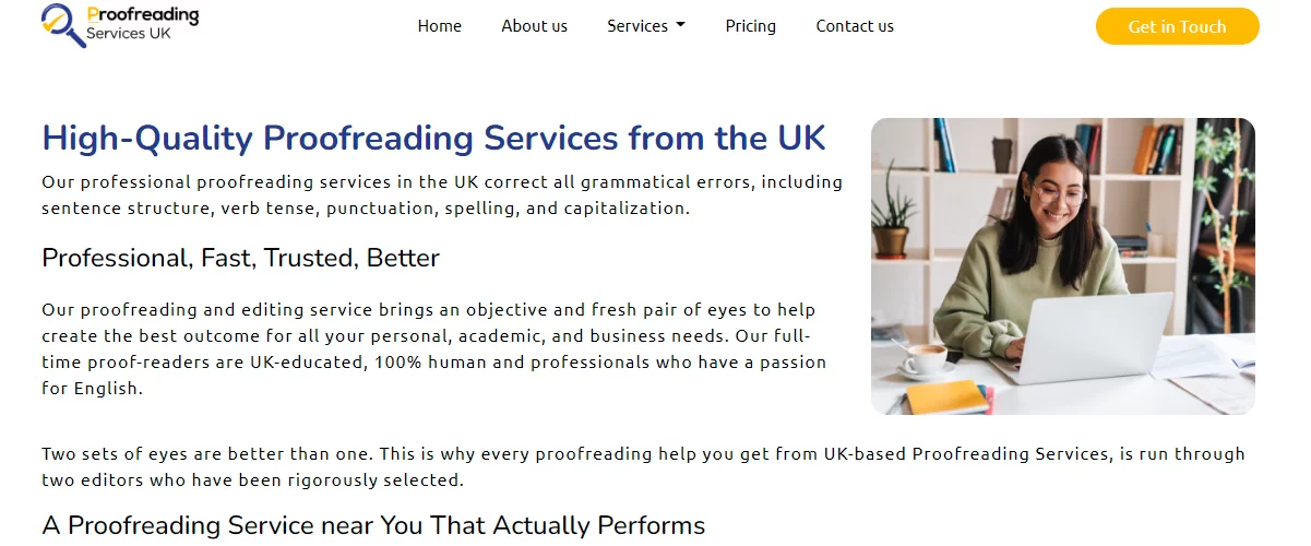 Proofreading Services UK